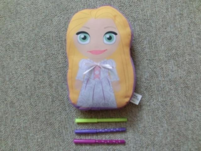 Schmusekissen zum bemalen/ DISNEY PRINCESS RAPUNZEL/ NEU - 1